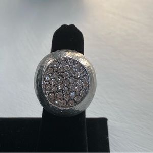 Rhinestone Dome Ring